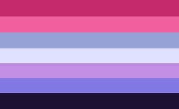 (Radqueer) Original flag made by Multiselves on Tumblr